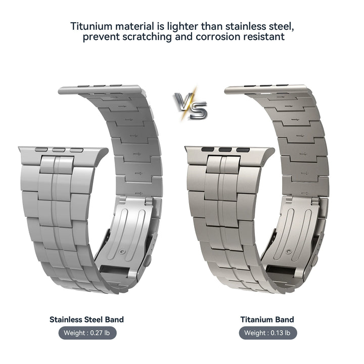 Titanium Metal Strap For Apple Watch UItra 2 Band 49mm 44mm 45mm 40mm 41mm 42 38 Link Bracelet iWatch Series 6 5 4 SE 7 8 8 band