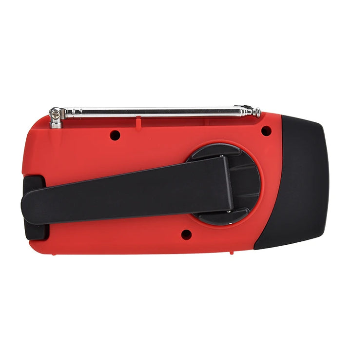 radio Emergency Solar Hand Crank Solar Radio with LED Flashlight for camp, AM/FM  Portable  Radio 2000mAh power bank Charging light