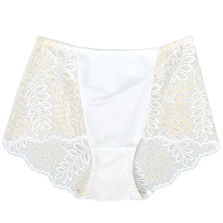 New Sexy Lace Panties For Women Hollowed-Out Seamless Boyshort Briefs Mid-waist Plus Size Lingeries Underpants Woman Underwear