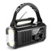radio Solar Powered AM FM Weather Radio SOS Alarm Type-C Charging Emergency Weather Radio with LED Flashlight Reading Lamp for Camping