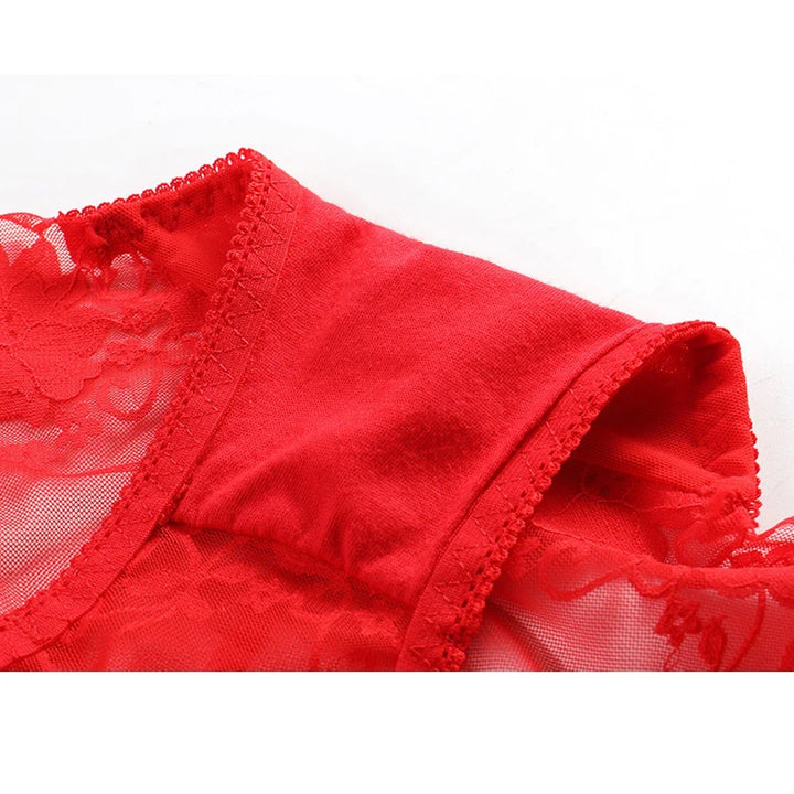 Large Size High Waist Panties Women Underwear Sexy Lace Transparent Briefs Big Pantie Female Underpants Plus Size Lingerie L-4XL