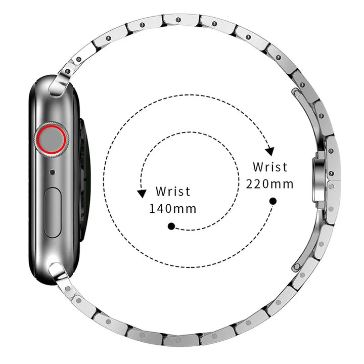 Titanium Metal Strap For Apple Watch UItra 2 Band 49mm 44mm 45mm 40mm 41mm 42 38 Link Bracelet iWatch Series 6 5 4 SE 7 8 8 band